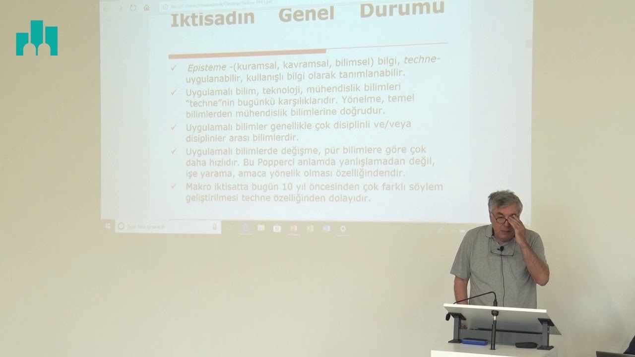 İktisat Nereden Geldi Nereye Gidiyor ? 1. Oturum - Prof. Dr. Ercan Eren