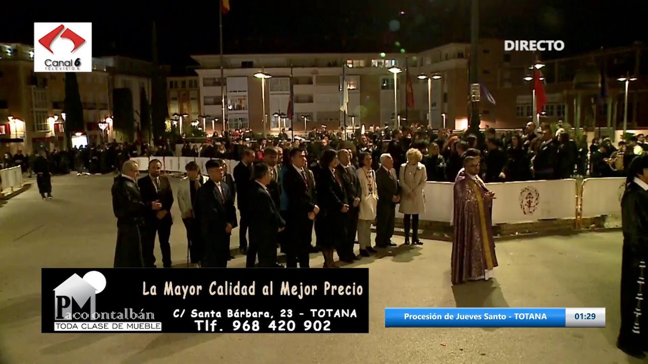 Procesión de Jueves Santo- Totana - Emisión en directo