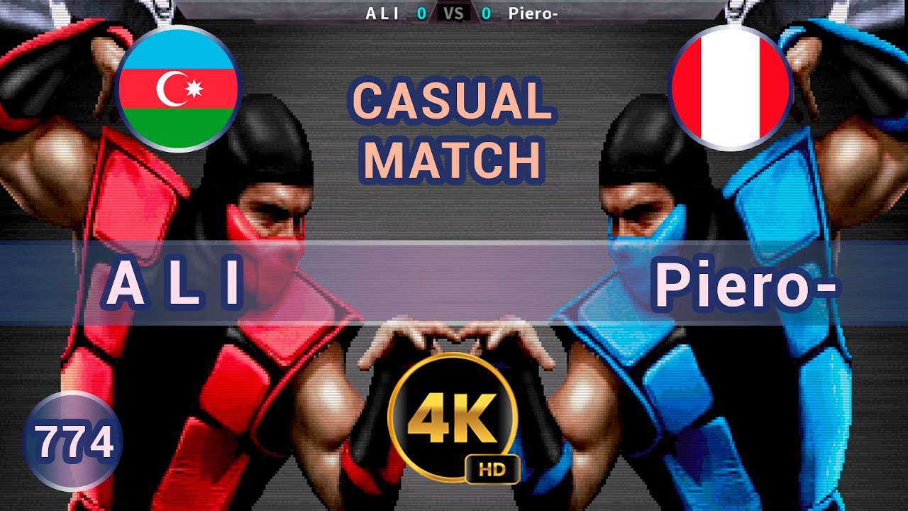 UMK3 - 🇦🇿 A L I vs Piero- 🇵🇪 CASUALS / 4K 60 FPS #umk3 #ultimatemortalkombat3 #team99hits #fightcade