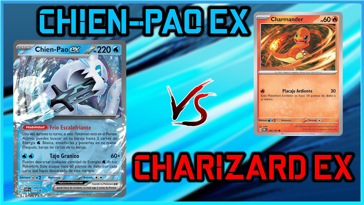 ¡SUPER FRÍO! 🥶 CHIEN PAO vs CHARIZARD EX - Pokémon TcG partida en Español