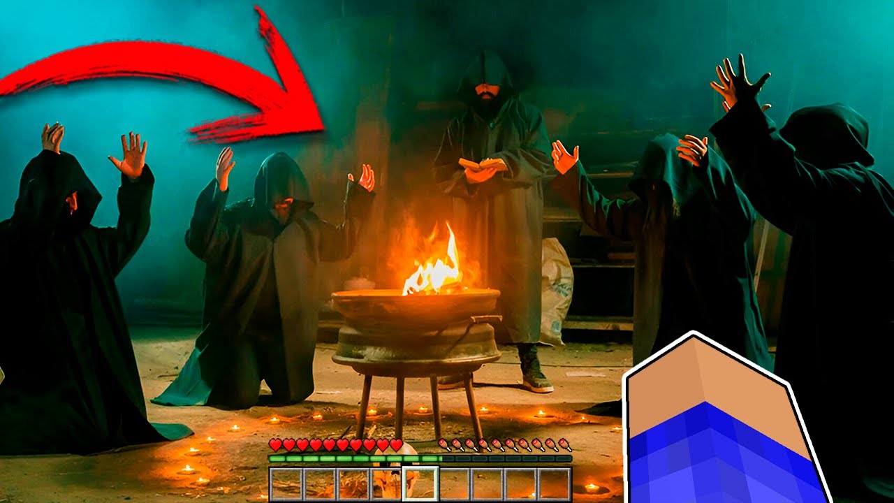 LA HISTORIA DE LA SECTA SATÁNICA 👿 PELÍCULA EN MINECRAFT