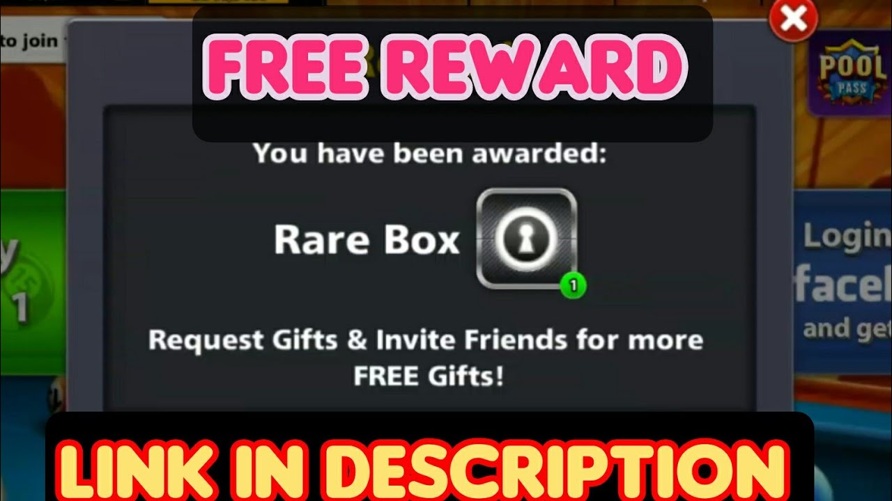 Free Rare Box For All In Acc || 8 Ball Pool || Ali Muhammad YT ||