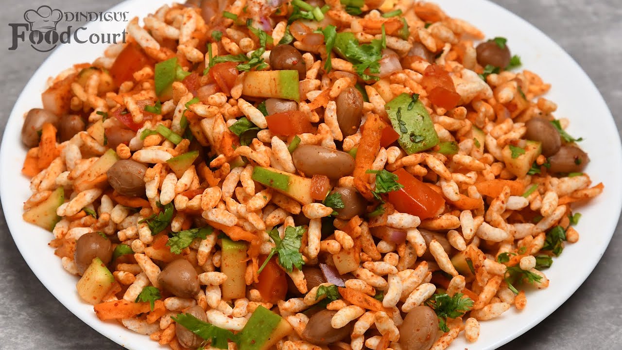 Street Style Masala Pori/ Spicy Puffed Rice/ Kara Pori