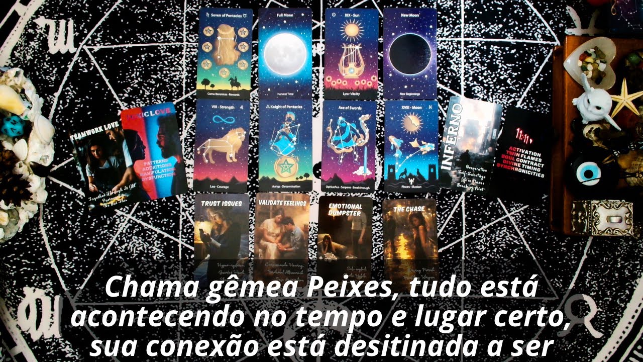 Chama gêmea Peixes, tudo está acontecendo no tempo e lugar certo, sua conexão está desitinada a ser