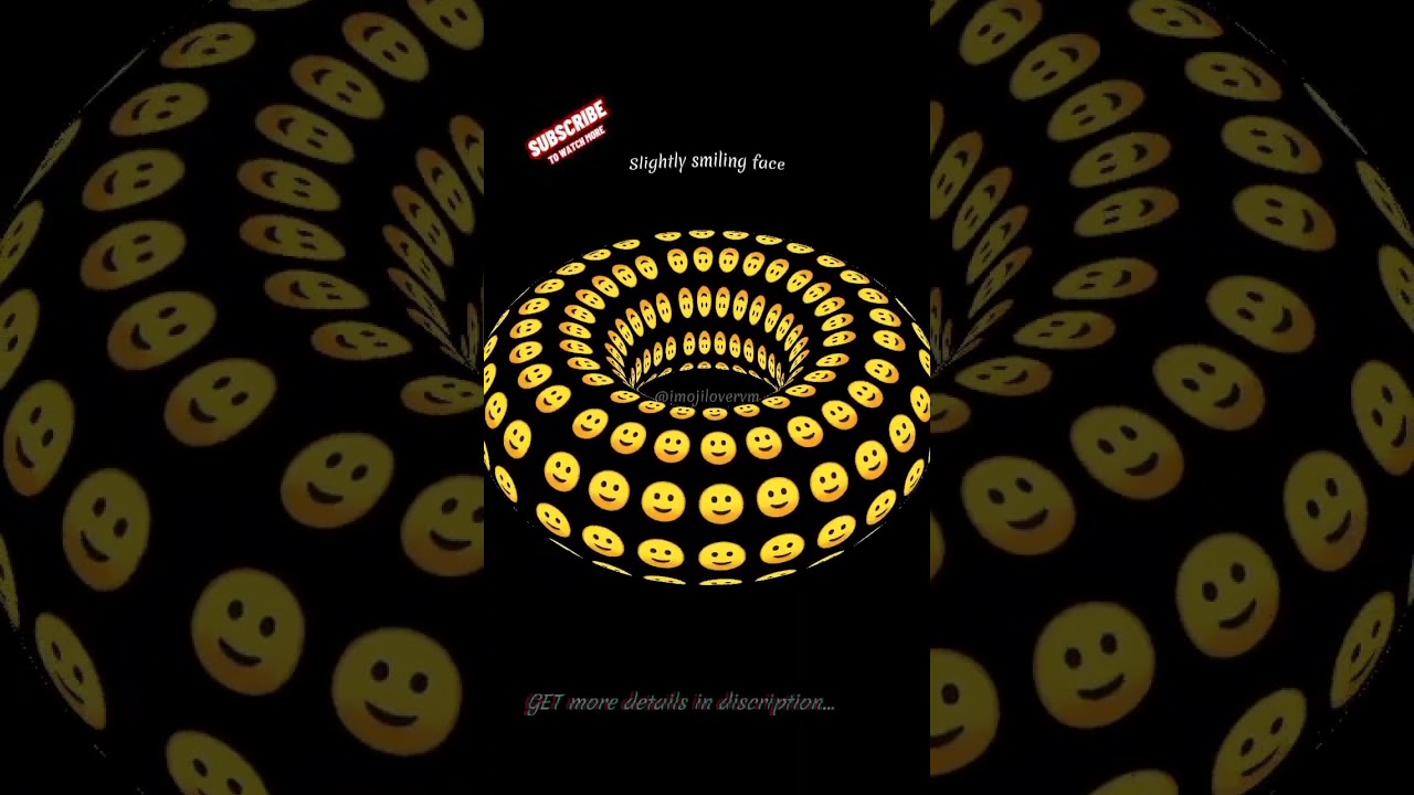 Slightly smiling face Emoji #emoji #smile #expression #mood #4k #1080p #imojilovervm