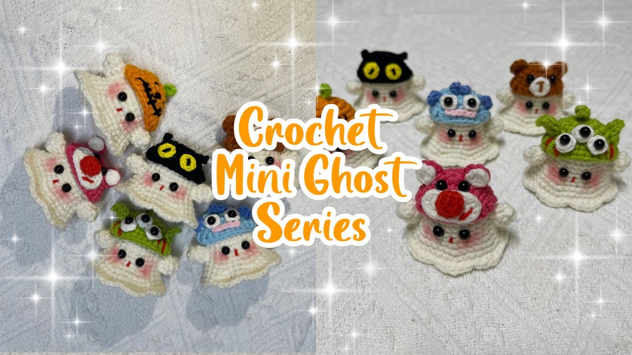 How to Crochet Mini Ghost Series 👻 | Cute Halloween-Inspired Amigurumi Tutorial