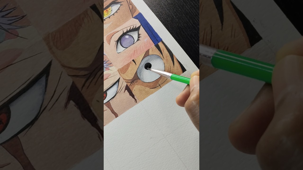 Only Real Anime Fans Can Recognize This Eye 👀 | Anime Eye Drawing Challenge #shorts