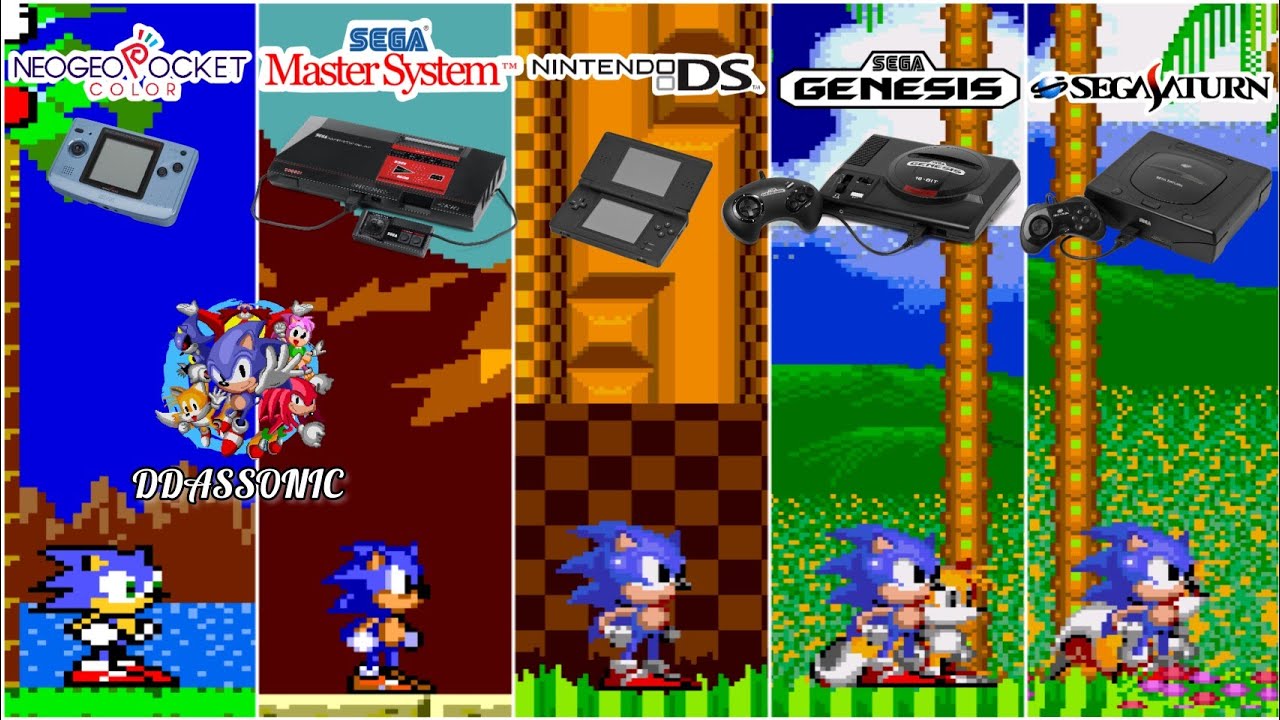 Sonic 2 - Neo Geo Pocket, Game Gear, Master System, Genesis, Saturn, Nintendo DS