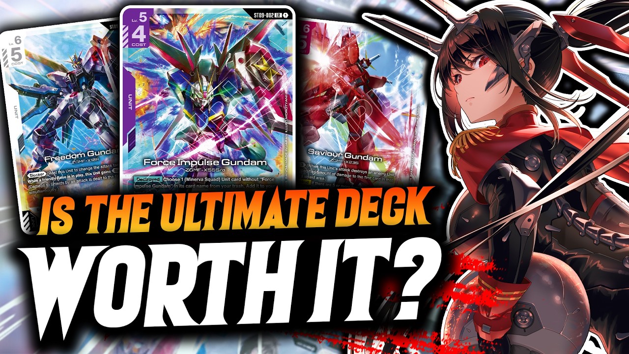 The FIRST Gundam Card Game ULTIMATE Deck! Is it GOOD? Destiny Ignition Review