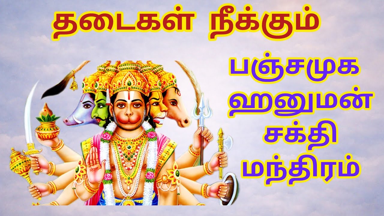 மூலம் நட்சத்திர வியாழன்  பஞ்சமுக ஹனுமன் மாலா மந்திரம் | பாதுகாப்பும் வெற்றியும் தரும் பாராயணம்