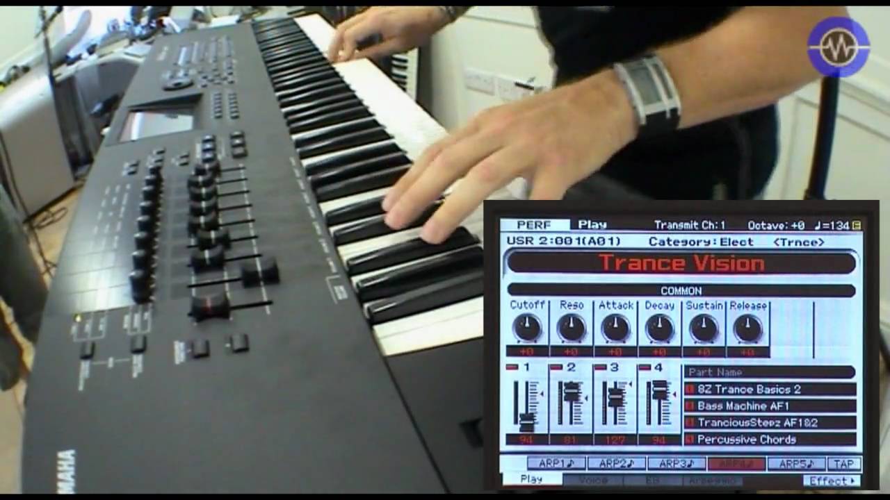 Yamaha Motif XF First Video Preview - part 1 of 2