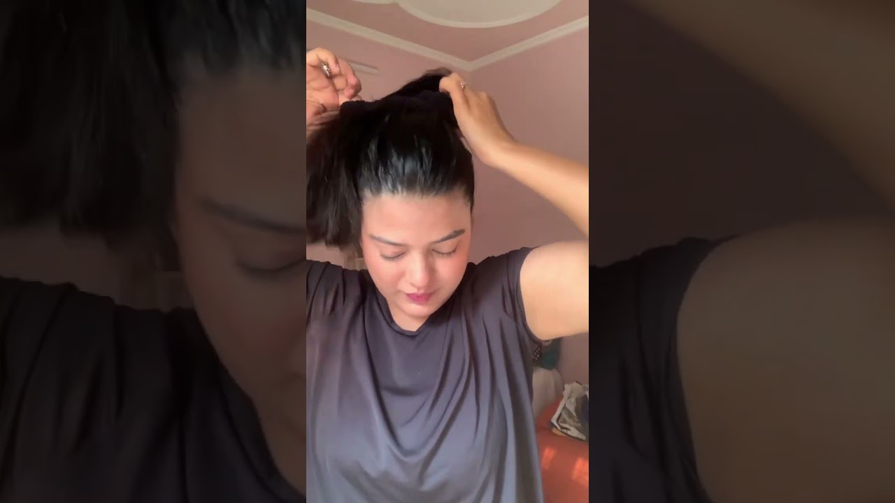 Deepika padukone signature ponytail tutorial | #shorts #youtubeshorts #viralshorts #hairstyle