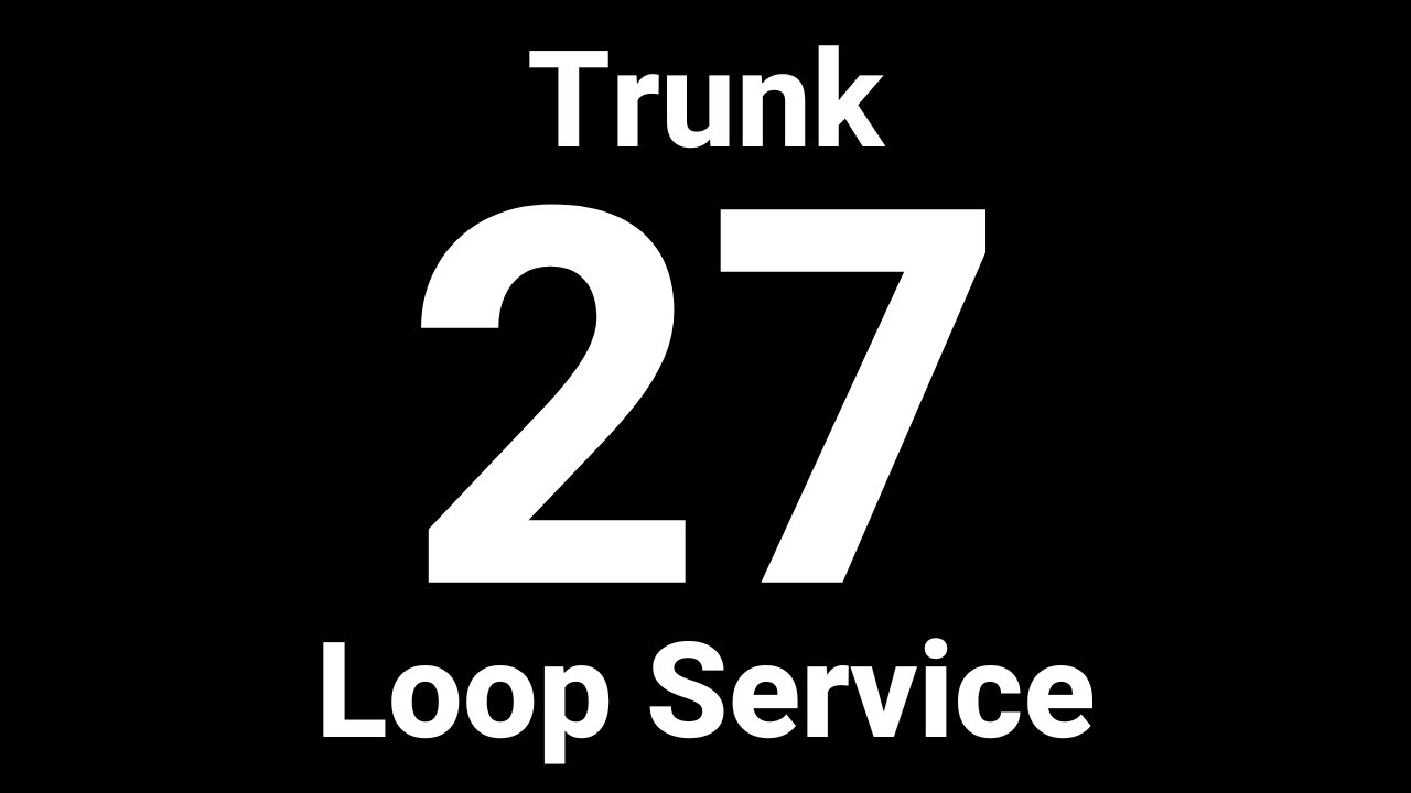 [SBST] Hyperlapse of Trunk Service 27 (Outdated - March 2022)