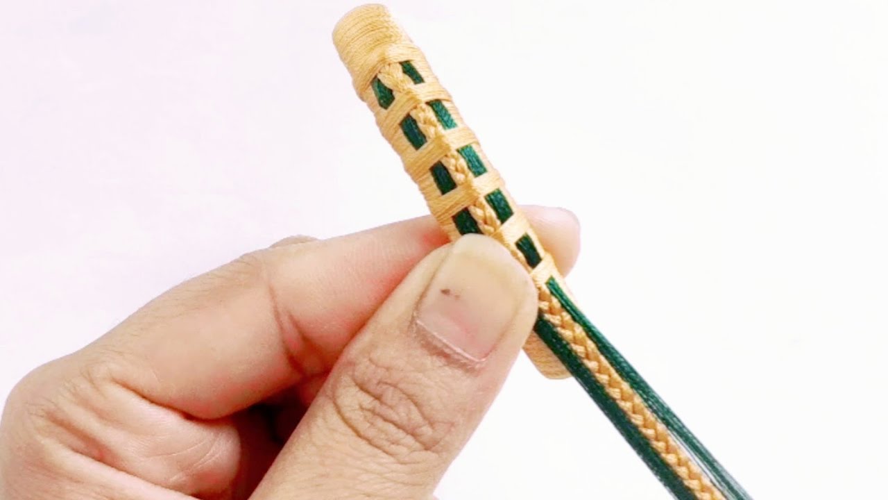 How To Make Weaving Silk Thread Bangles|For Materials ping me 6301992833@houseoffashionDIY