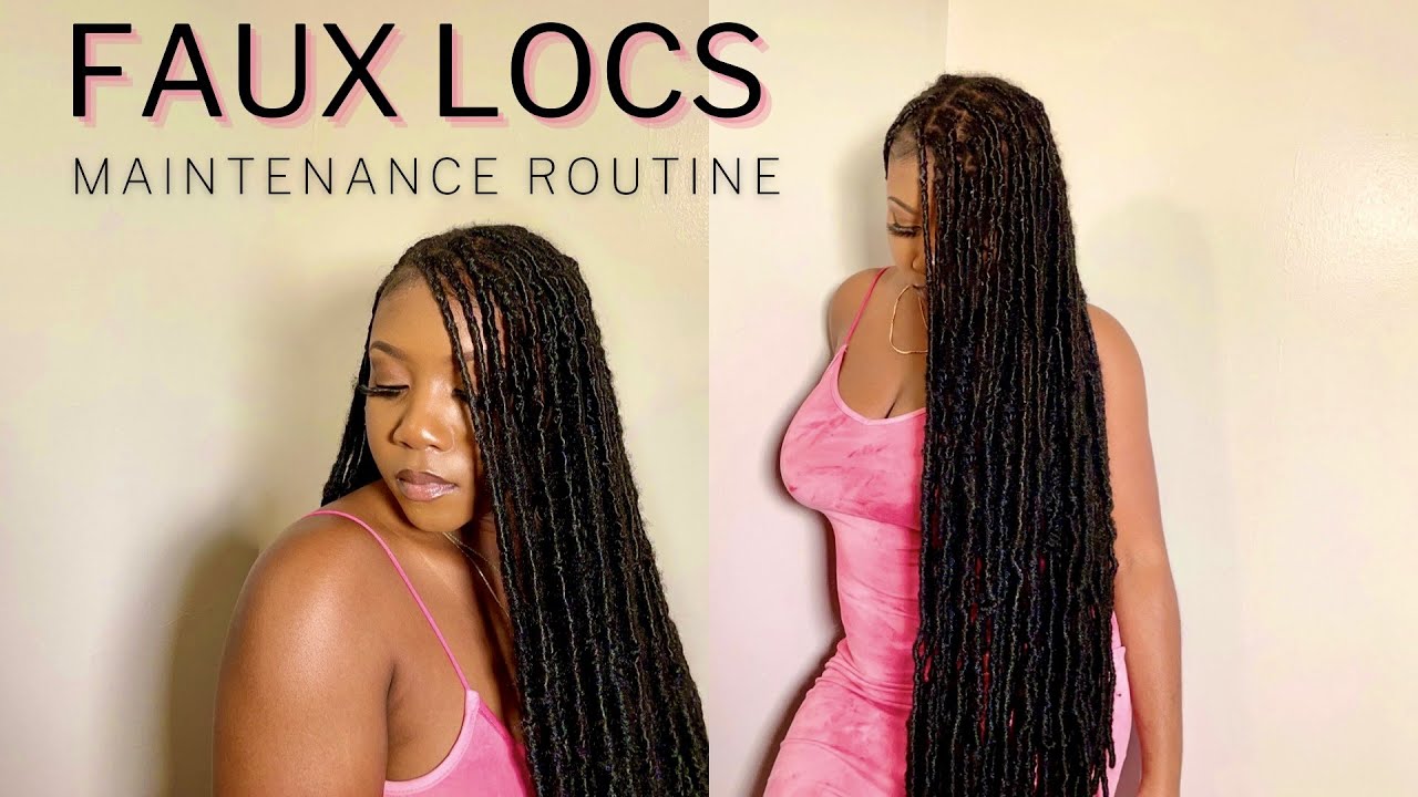 FAUX LOCS MAINTENANCE ROUTINE | CARE TIPS FOR SOFT LOCS