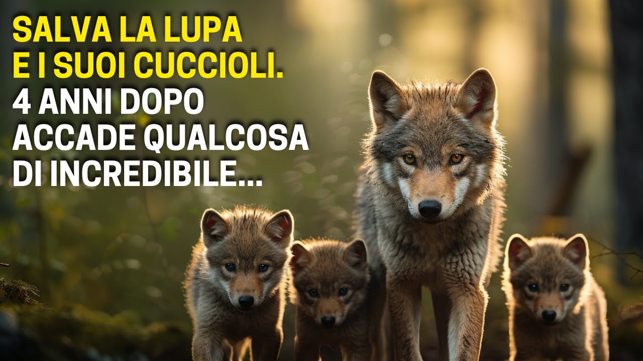 Salva La Lupa E I Suoi Cuccioli. 4 Anni Dopo Accade Qualcosa Di Incredibile