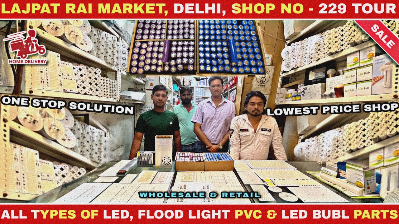 Wholesale & retail market for - Led lights & bulb, flood lights, street lights & drivers spare parts