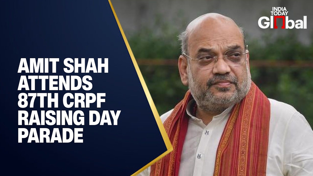 LIVE: Amit Shah Attends 87th CRPF Raising Day Parade in Guwahati