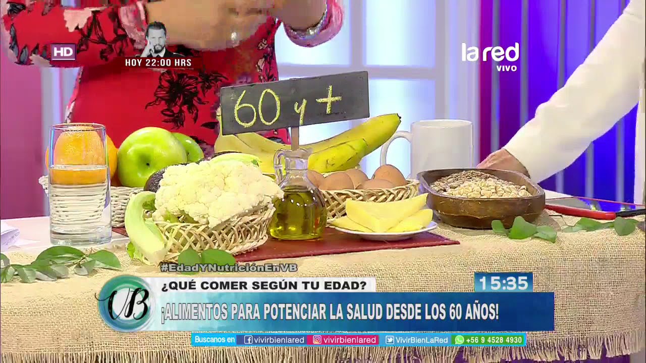 Alimentación: ¿Qué debe consumir una persona a partir de los 60 años?