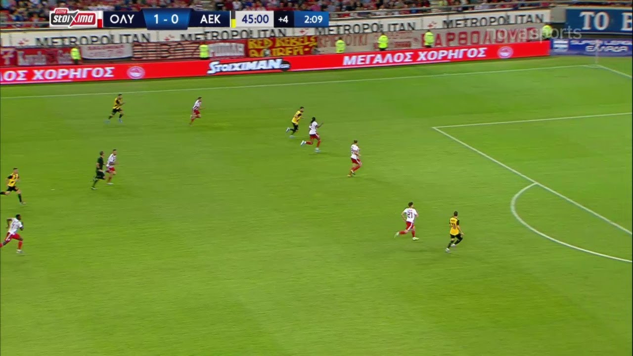 Ολυμπιακός - ΑΕΚ (2-0), 27/10/2019