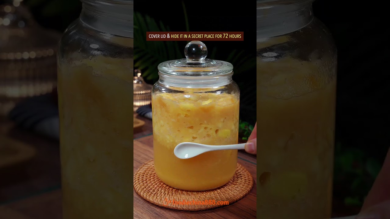 EASY HOMEMADE CHINESE APPLE WINE RECIPE #recipe #cooking #chinesefood #apple #wine #drinks #fruit