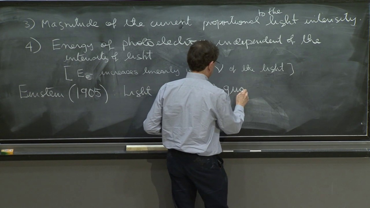 The photoelectric effect
