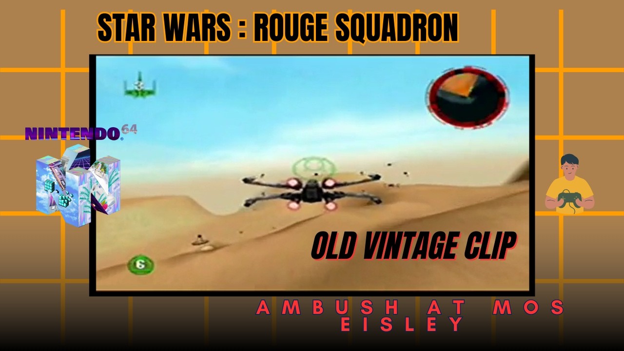 Star Wars Rouge Squadron Ambush at Mos Eisley Nintendo 64