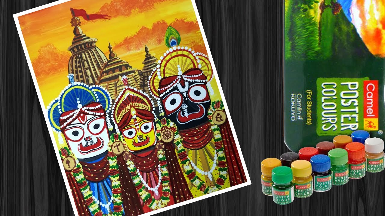 Jagannath Balabhadra Subhadra drawing  | Happy Rathyatra drawing #rathyatra #jagannath