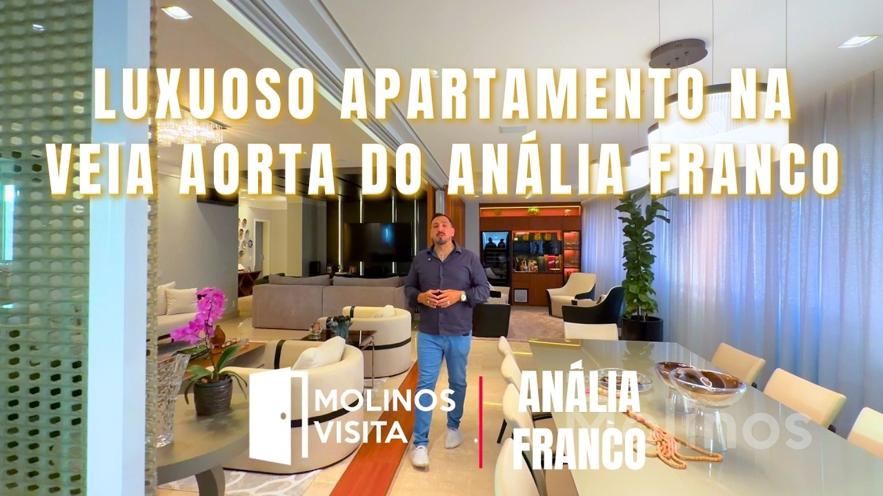 REQUINTE ABSOLUTO NO ANÁLIA FRANCO: APARTAMENTO DE R$8.700.000,00 QUE DEFINE O LUXO. | MC6050