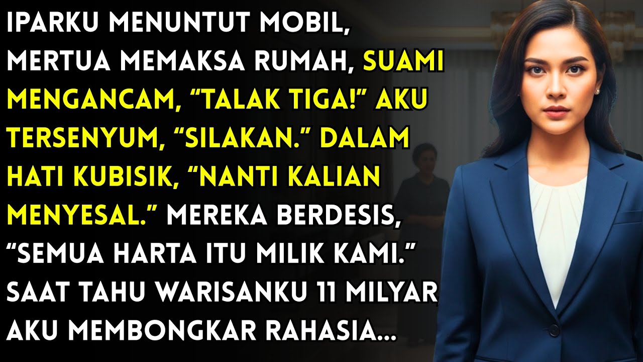 “MENDING KERE TIMBANG BIAYAI KALIAN!” SUAMI TALAK 3 KARENA WARISAN, DETIK ITU MEREKA TERDIAM…