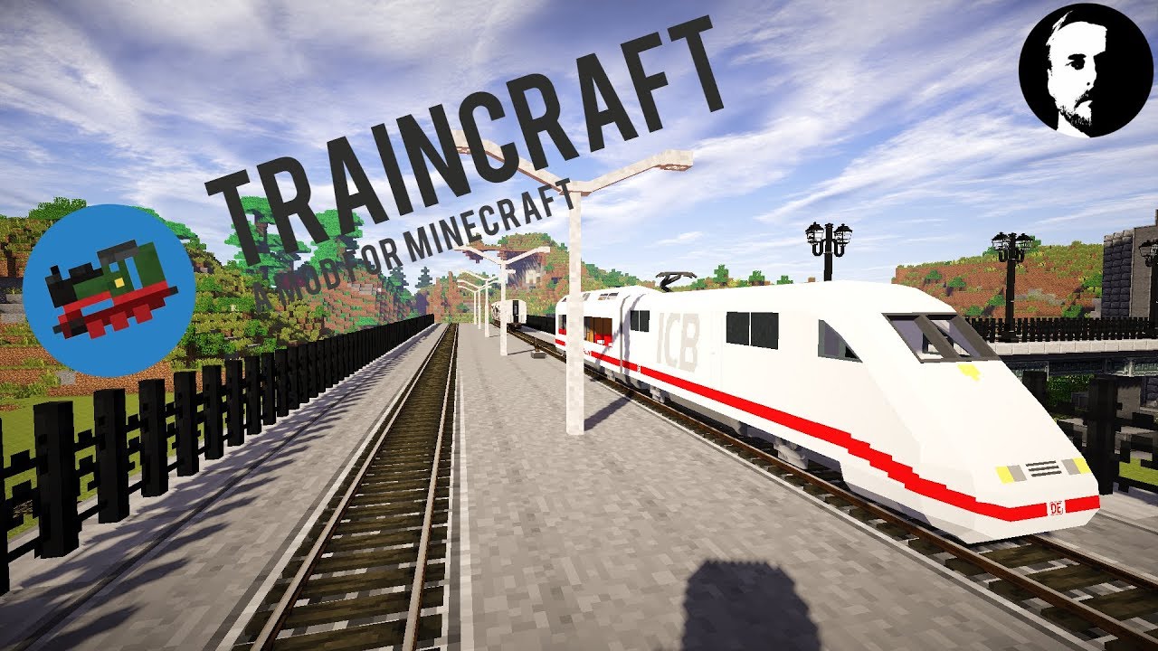 fantastic trains in Minecraft! - Traincraft (English)