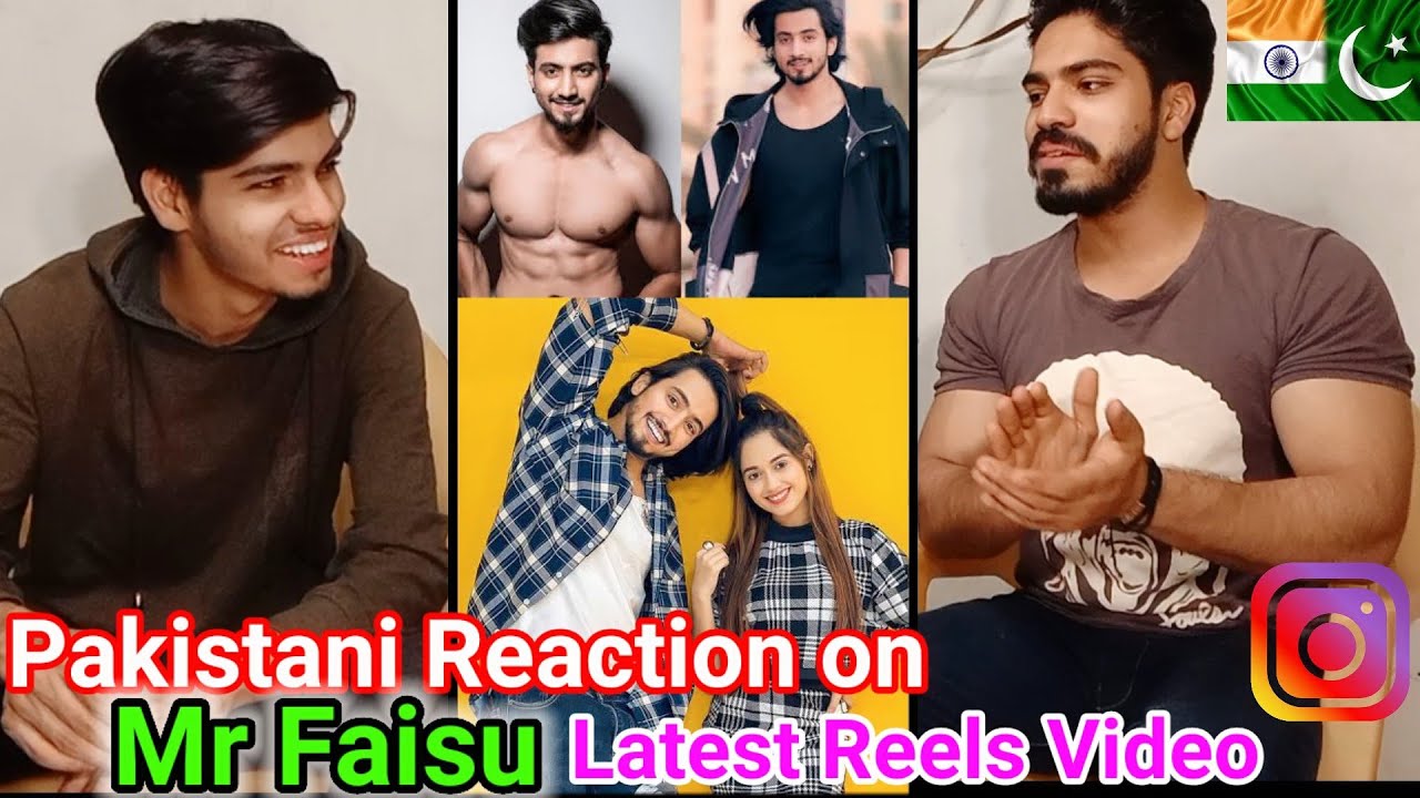 Pakistani Reaction on Indian | Mr Faisu Latest Reels Videos | Faisal Sheikh Instagram