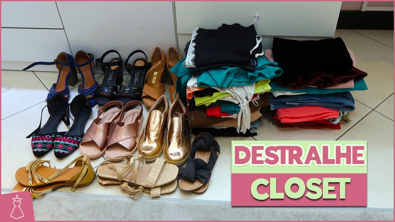 DESTRALHE NO CLOSET - DOEI QUASE 40 PEÇAS - Thamyê Baseggio