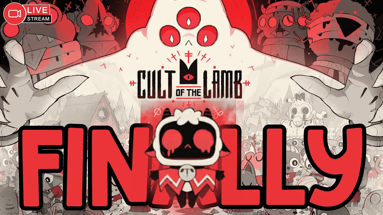 FINALLY starting my cult on cult of the lamb! 😈 | live
