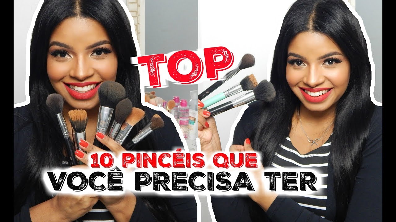 #INICIANTES -  TOP 10 PINCEIS QUE VOCÊ  PRECISA TER !