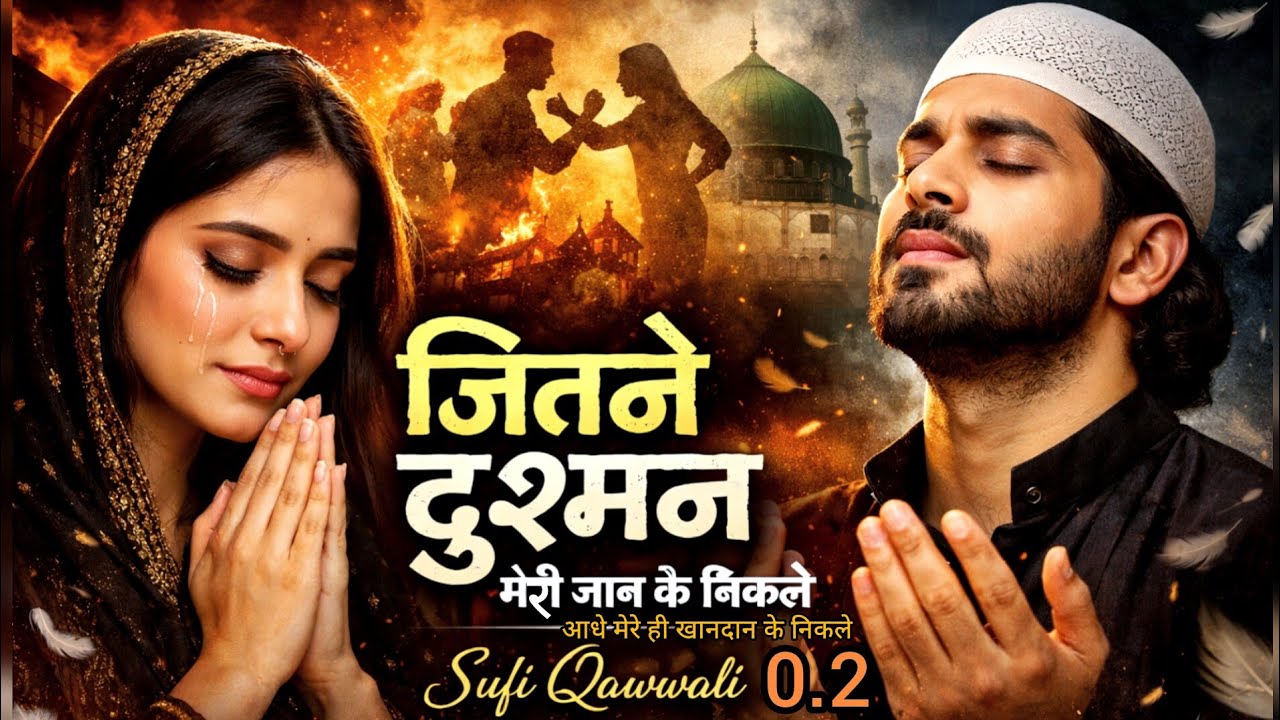 🌙जितने दुश्मन मेरी जान के निकले 0.2 🕌 | Dil Ko choo Lene wali Sufiyaana Qawwali | 😭sad song 2026