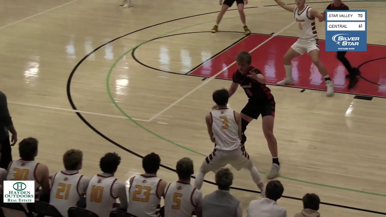 Wyoming Boys Basketball 4A State Round 1: Star Valley(WY) vs. Cheyenne Central(WY)