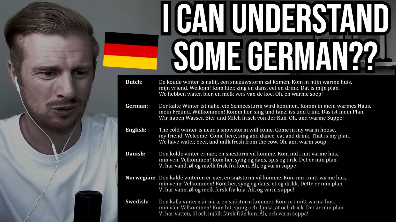 Reaction To Dutch & German dialogue that sounds like English