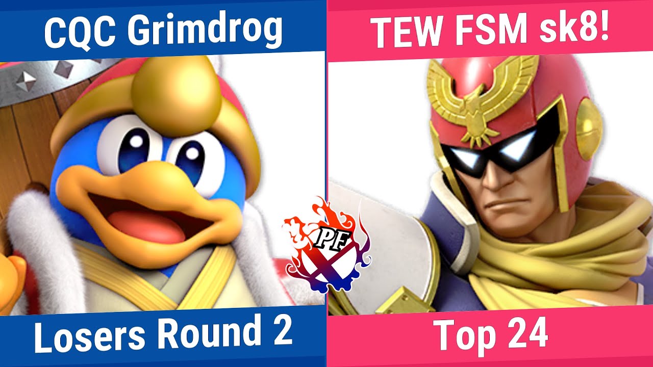 [NoPulse Factor #1] Top 24 - CQC | Grimdrog (King Dedede) VS TEW | FSM sk8! (Captain Falcon)