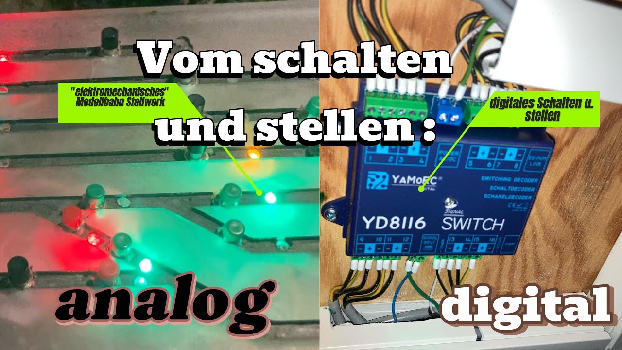 Neues von der Modellbahn: Vom Schalten und Stellen - YaMoRC Schaltdecoder