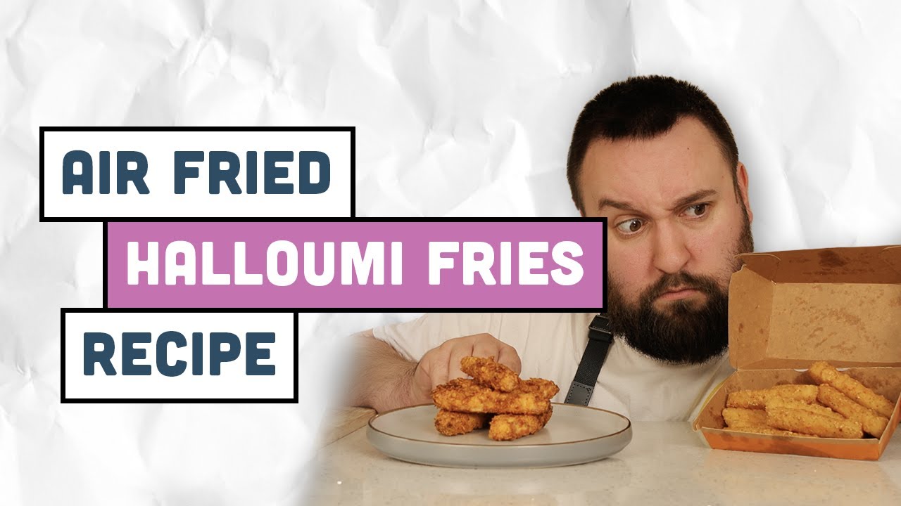 Air Fried Halloumi Fries Recipe | Making my version of McDonalds Halloumi Sticks