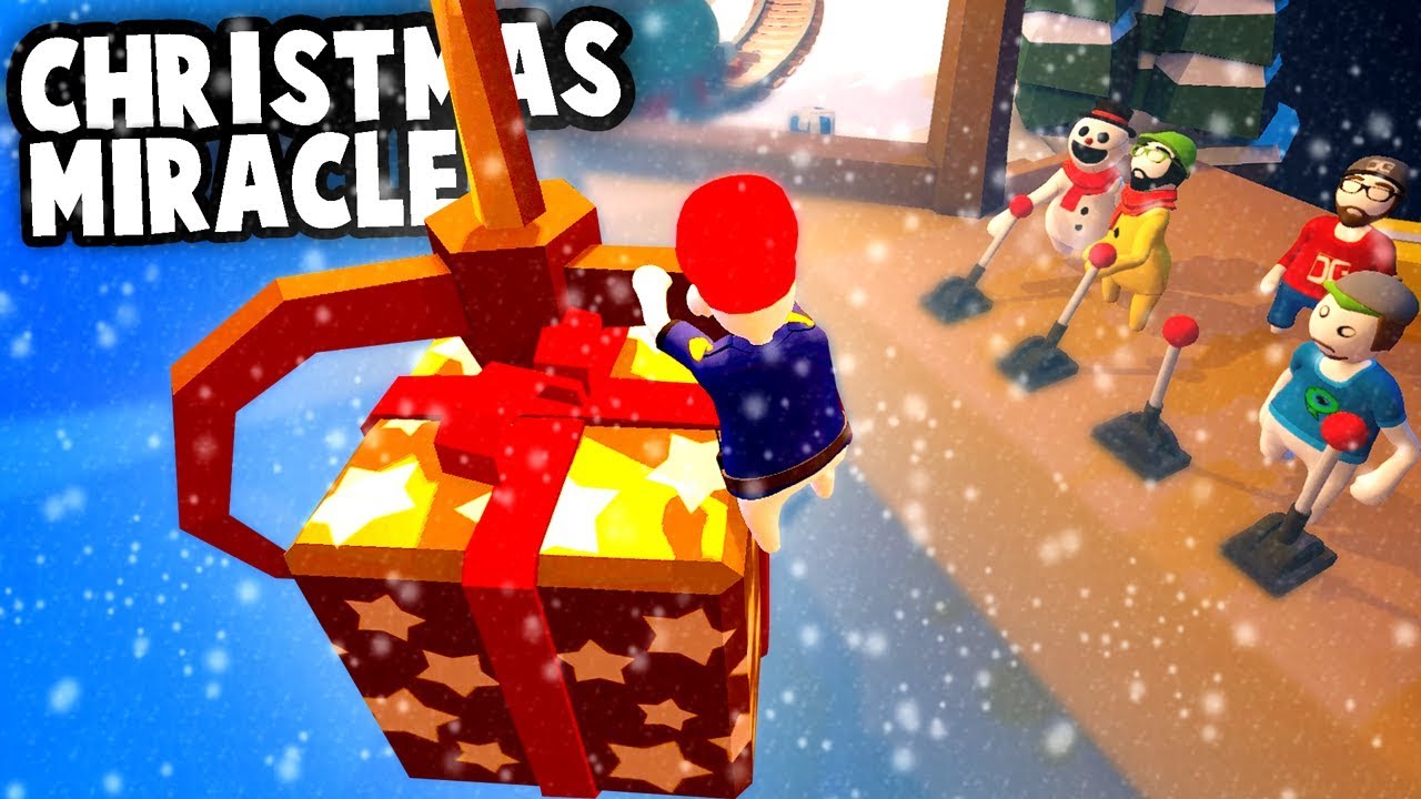 Baron & The Crew RUIN CHRISTMAS!?  Multiplayer Funny Moments (Human Fall Flat Gameplay)