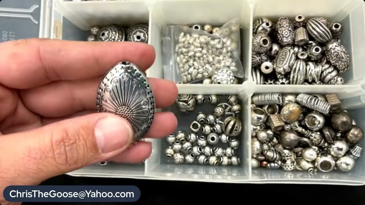 Friday night jewelry craft auction w/ special guest Chris the goose!!!