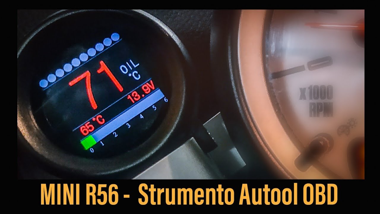 Mini R56 Cooper S Autool strumento OBD