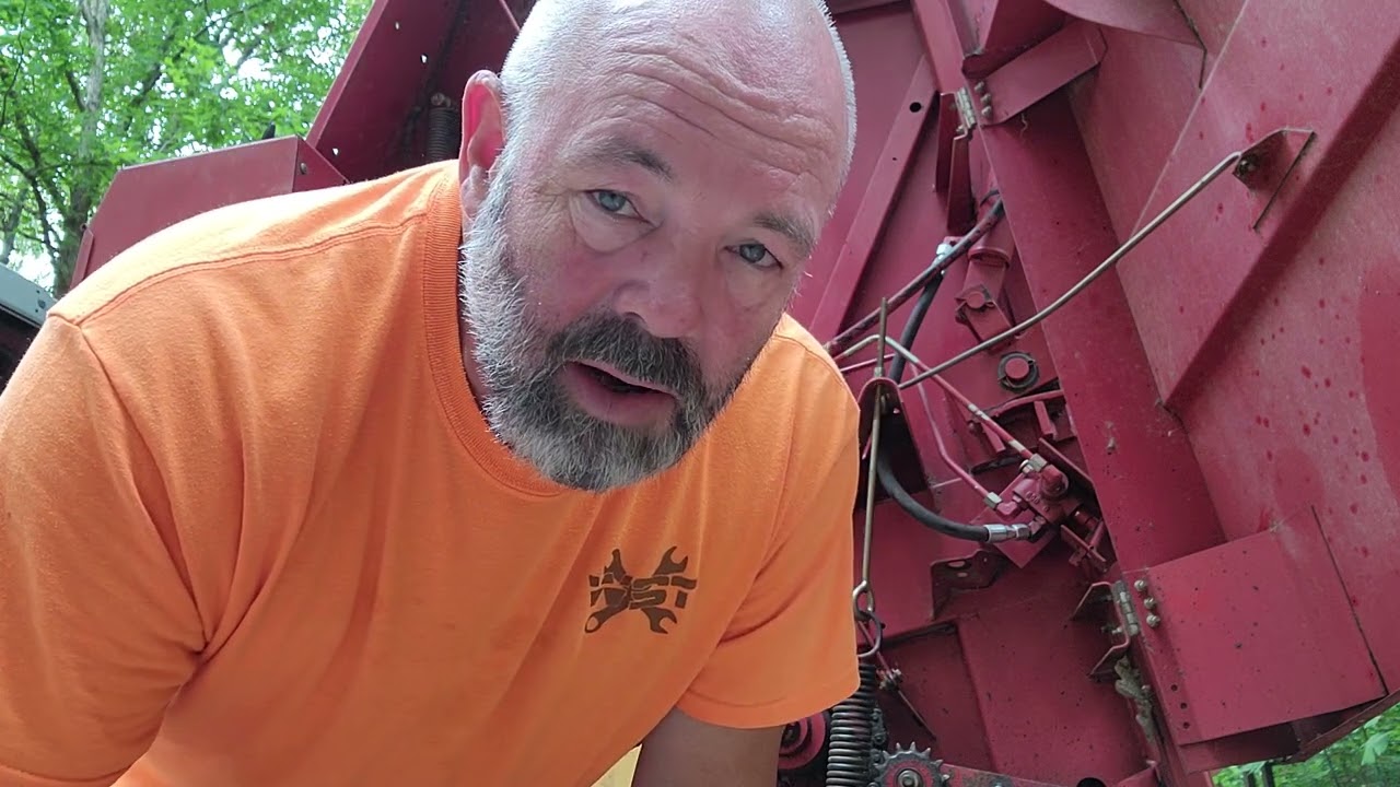 Repairing used new holland 648 baler