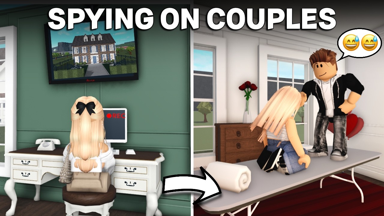 I HID CAMERAS IN A COUPLES HOUSE AND SPIED ON THEM IN BLOXBURG