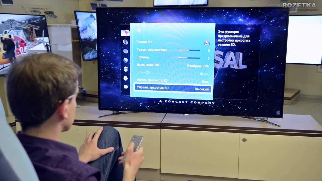 3D LED-телевизоры Samsung серии F8000
