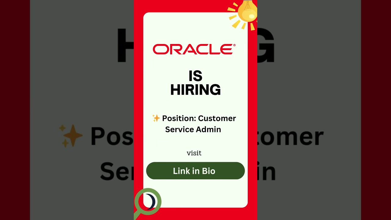 Oracle Now Hiring Customer Service Admin Support &ndash; Apply Now #graduateengineertrainee