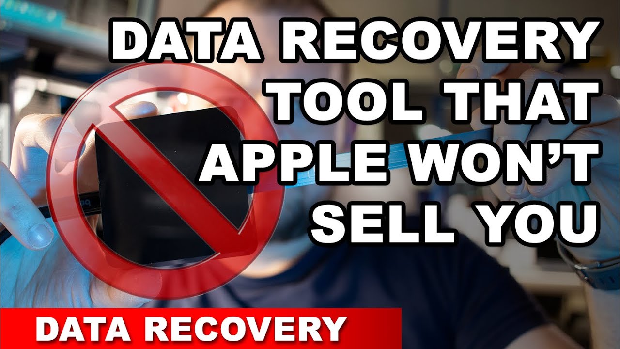 Инструмент для восстановления данных Apple никогда не продавался — восстановление MacBook с припа...