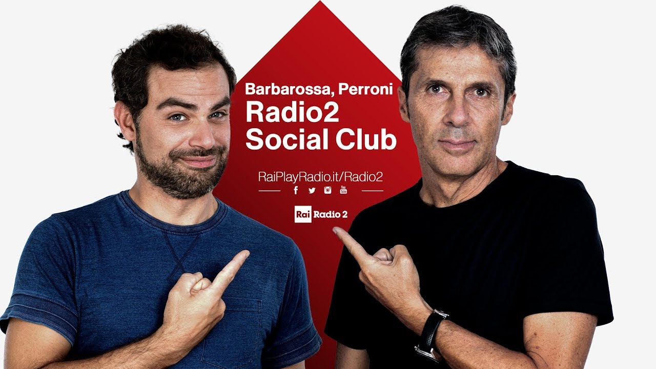 Mika a Radio2 Social Club con Luca Barbarossa e Andrea Perroni - 31/05/2019